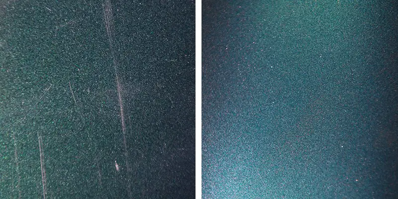 car polishing before and after