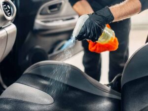 hydrogen peroxide to clean car seats