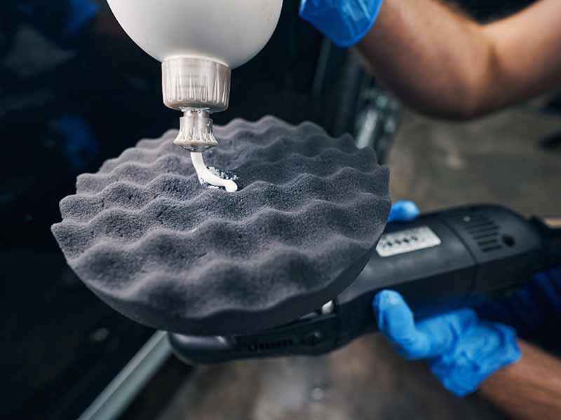 how to use foam polishing pads